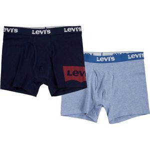 Levi's Kids boxershort Batwing- set van 2 donkerblauw/lichtblauw