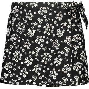 America Today gebloemde skort zwart/wit