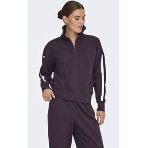 ONLY PLAY - ONPFREJA LIFE HN HZ LS SWT - Dames Trui - Sweatshirt - Hoge Hals - Lange Mouwen