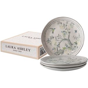 Laura Ashley Artisan ontbijtbord in giftbox 23 cm (set van 4)