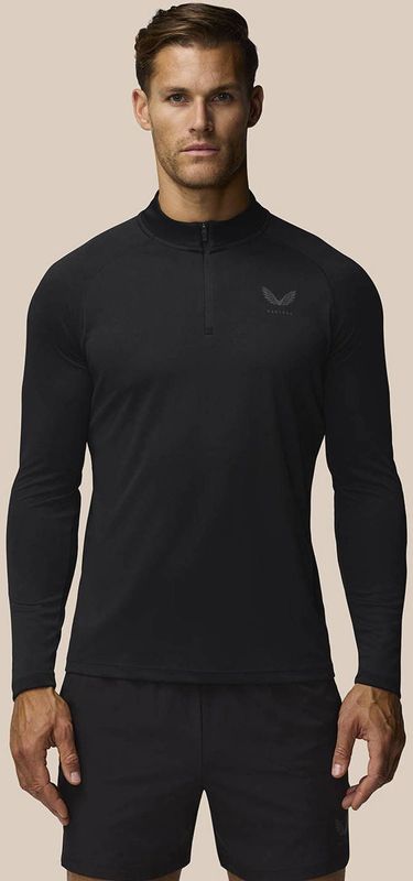 Castore - Adapt Trainingstrui 1/4-Zip - Zwart Donkergrijs - Vesten