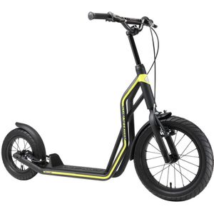 STAR SCOOTER Autoped 16 inch + 12 inch, zwart