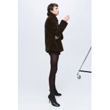 MANGO - Tussenmantel - Bruin/Zwart - ZURICH