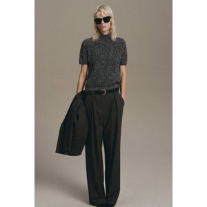 Mango gebreide trui grijs