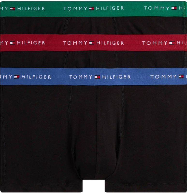 Tommy Hilfiger - WB TRUNK - Boxershorts - Reg Red/Blu Awrd/Nouv Green - 3 Stuks