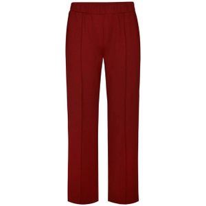 Miss Etam Plus wide leg broek Mia donkerrood