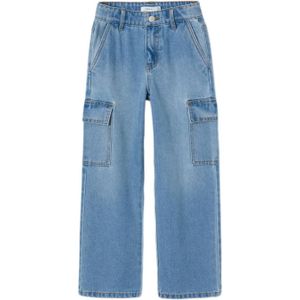 NAME IT KIDS wide leg jeans NKFROSE light blue denim