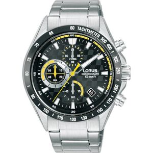 Lorus horloge RM313JX9 zilverkleurig/zwart