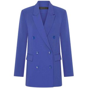 Expresso rechtvallende blazer blauw