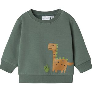 NAME IT BABY sweater NBMVONNE groen