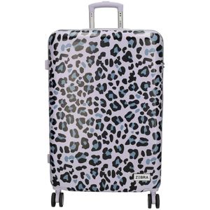 Zebra Trends - Animal Travel Trolley - Hardcase Koffer - Panther Lila - 90 Liter