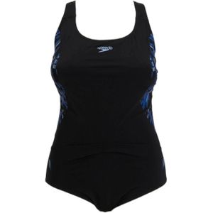 Speedo ECO Endurance+ sportbadpak Placement Medalist zwart/blauw