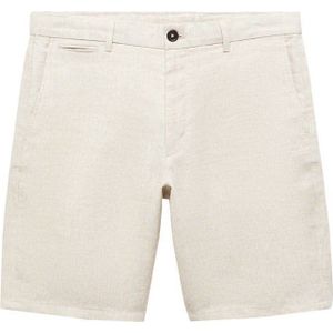 Mango Man regular fit short ecru