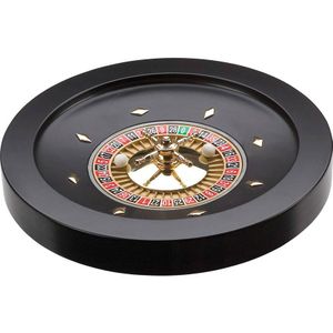 Buffalo Roulette wiel 36 cm zwart Roulette wiel 36 cm (zwart)