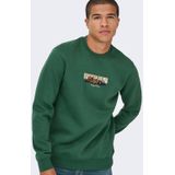 Only & Sons - Onsconnor Simple Life - Sweater - Groen - Regular Fit