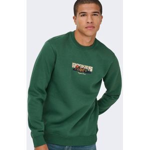 Only & Sons - Onsconnor Simple Life - Sweater - Groen - Regular Fit