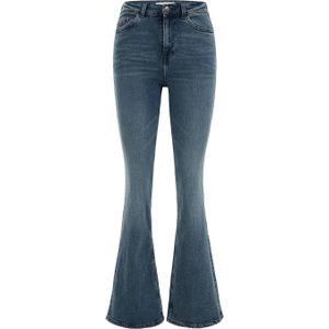 WE Fashion flared jeans medium blue denim