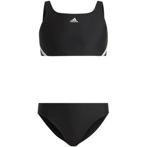 adidas Performance crop bikini zwart/wit