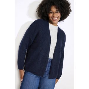 LOLALIZA gebreid vest donkerblauw