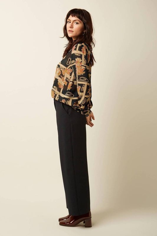 Blouse dames - King Louie - Zwart/Multicolour