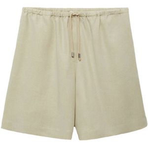 Mango relaxed short beige