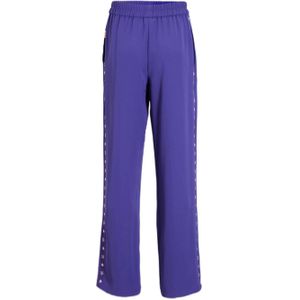 Orange Stars - Celina - Wide Leg Broek - Paars - Sportieve Look