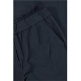 Expresso high waist flared broek van travelstof donkerblauw