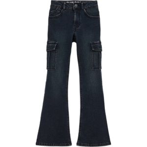 WE Fashion flared jeans blue black denim