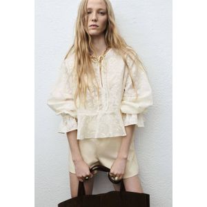 Mango blousetop ecru