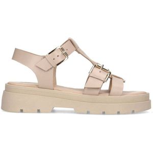 Sacha leren sandalen ecru