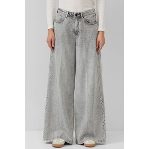 Jeans - Regular-fit - Hoge Taille - Zachte Lyocellmix - Extra Wijde Pijpen