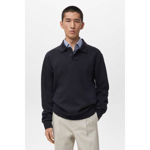 Mango Man sweater donkerblauw