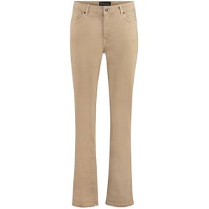 Expresso flared jeans beige