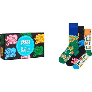 Happy Socks - The Beatles Gift Set - Crewsokken - 3 Paren