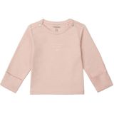 Noppies baby longsleeve Neisse met biologisch katoen lichtroze