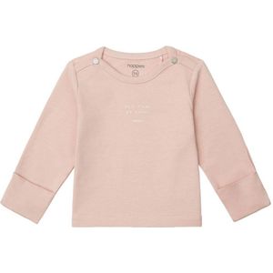 Noppies baby longsleeve Neisse met biologisch katoen lichtroze