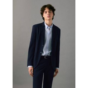 MANGO TEEN geruit colbert donkerblauw