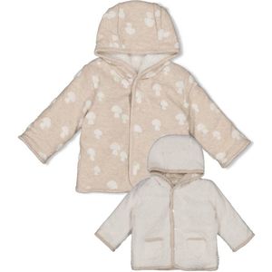 Feetje reversible teddy tussenjas Dear Autumn beige