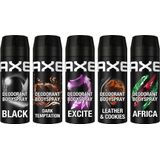 Axe - Deodorant Bodyspray Mixset - 5 x 150 ml