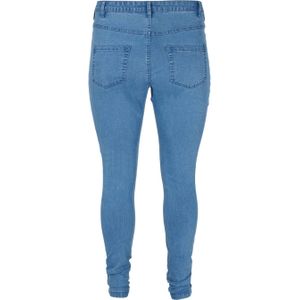 Zizzi high waist slim fit jeans Amy medium blue denim