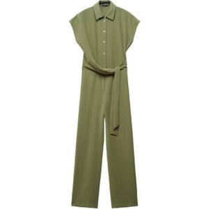 Mango jumpsuit olijfgroen