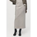 Mango midi rok beige