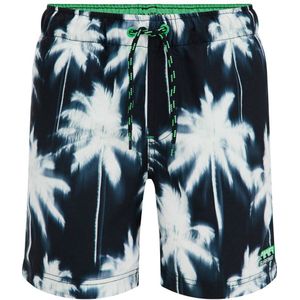 WE Fashion zwemshort zwart/wit