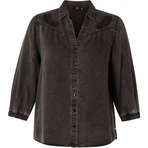 Yest blouse black denim