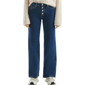 Jeans - High-rise - Wijd - Stretchy Stof - Five-pocket Ontwerp