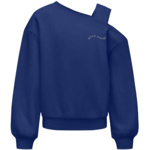 KIDS ONLY GIRL sweater KOGSEEMA met printopdruk hardblauw