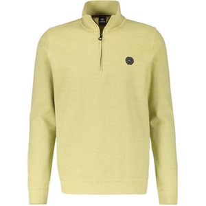 LERROS sweater met logo pure lemon