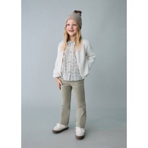 Mango Kids corduroy casual broek beige