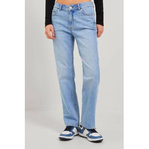 JJXX high waist straight fit jeans JXNICE light blue denim