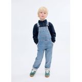 Mango Kids denim tuinbroek medium blue denim
